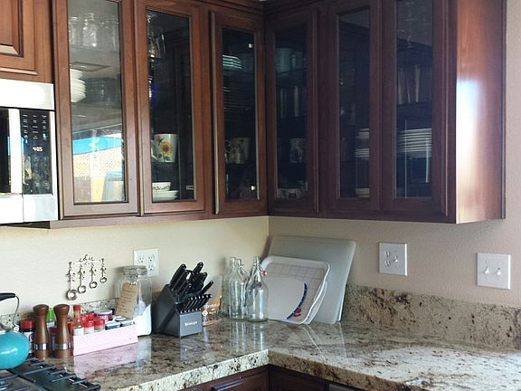 high end cabinets w/glass