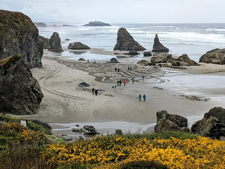 'circles in the sand' during the summer