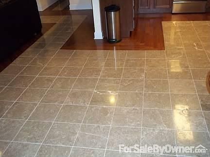 Marble and hard wood floors