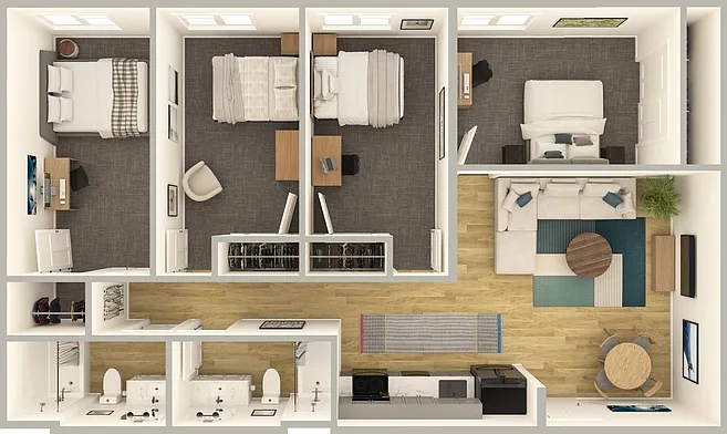 4 bed, 2.0 bath, $4,640 — Photo 2