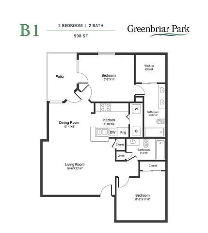Floor plan B1R