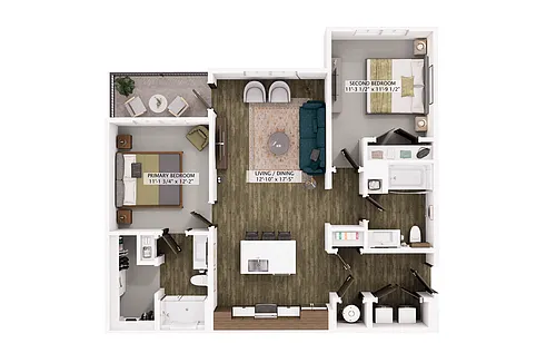 Floor plan Armitage (B1)