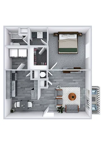 Floor plan 1 Bedroom