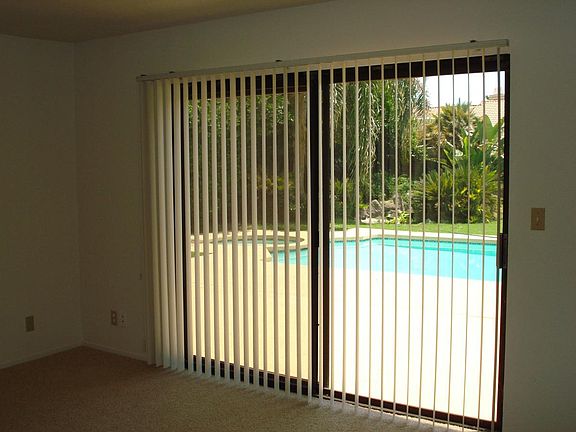 Master sliders/patio view of pool
