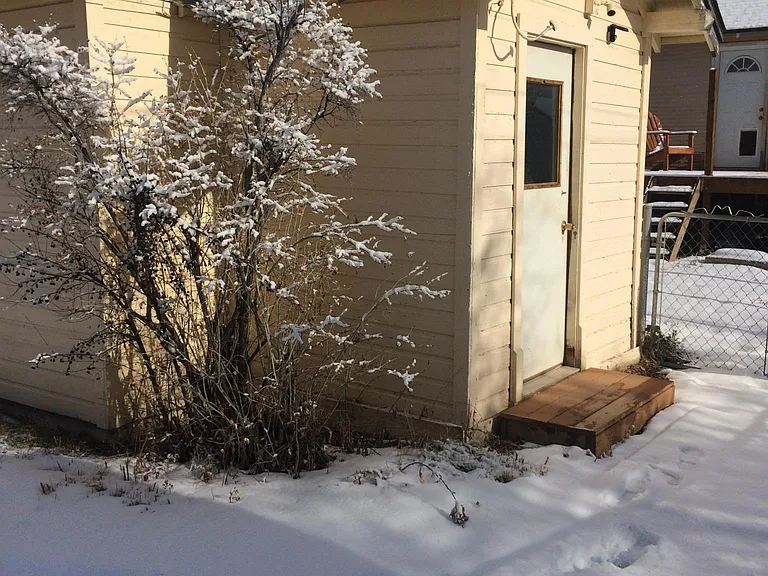 Rear house entrance