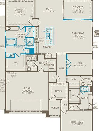 Trieste - Floorplan - Homesite 03310