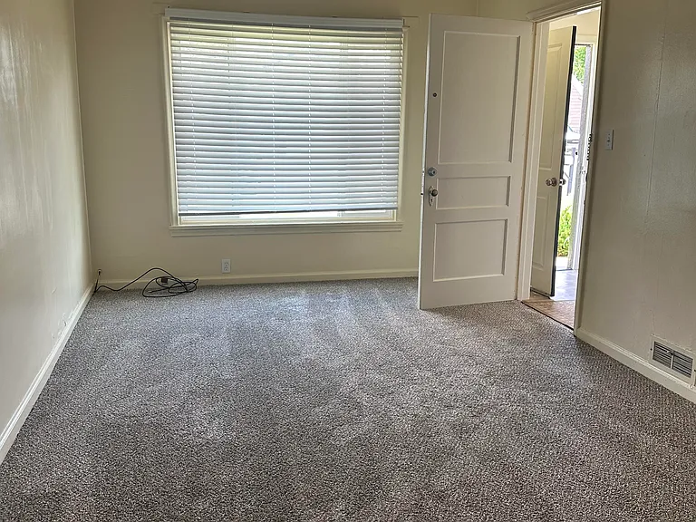 New carpet last year in apartment
Living room area