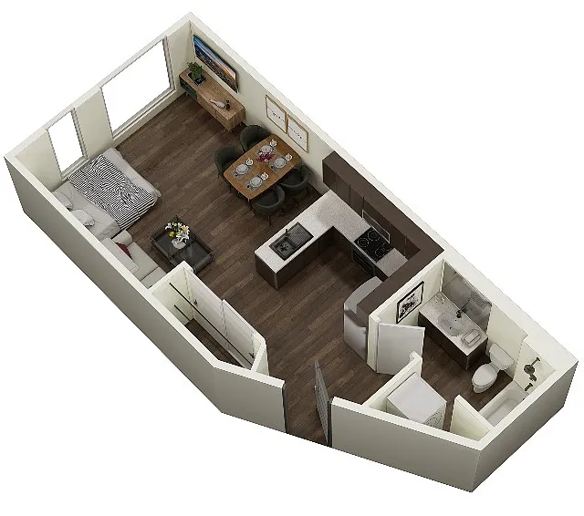 Floor plan Studio G
