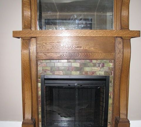 Basement fireplace