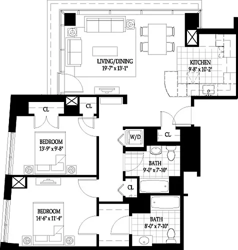 Floor plan Vesta 3