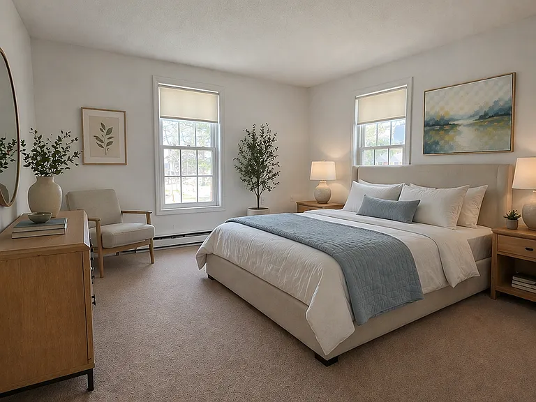Larger bedroom