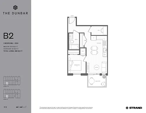 Floor plan Plan B2