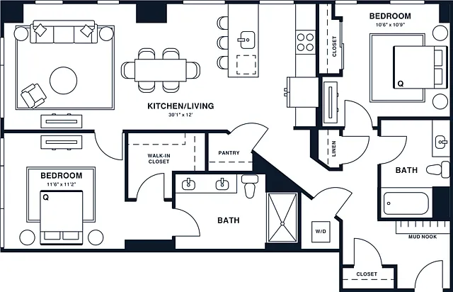 Floor plan B13A