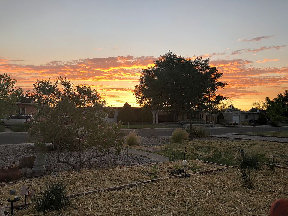 front yard sunset view