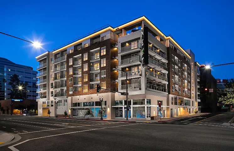 Building Exterior | Next on Lex Apartments | Luxury Apartments in Glendale CA