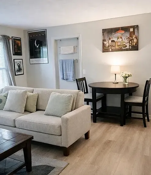 example unit - same style - real furniture