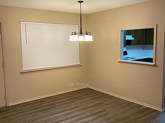 Dining room located next to the living room & kitchen.