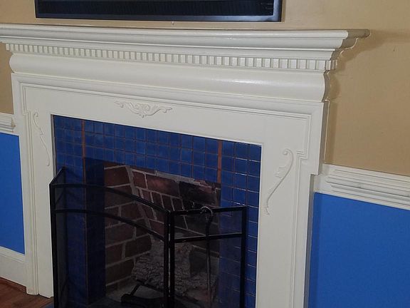 Living room fire place