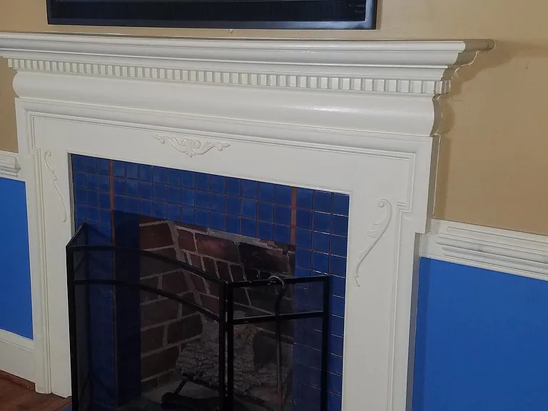 Living room fire place