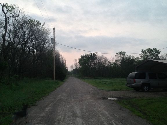 drive way looking East