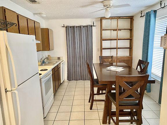 Dining room and kitchen