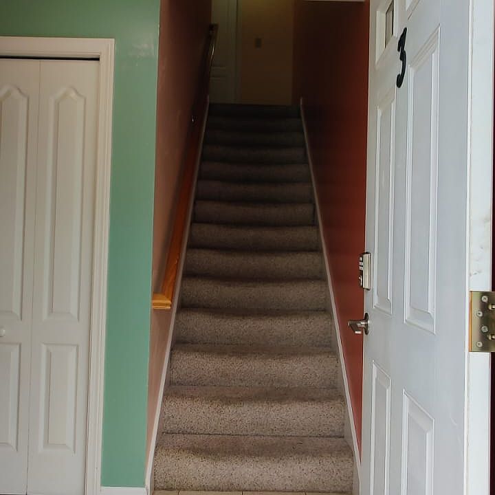 stairs to second level