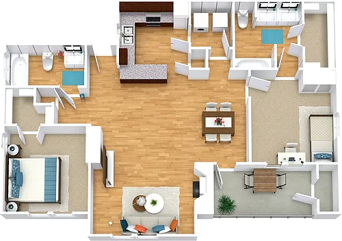 Floor plan B4