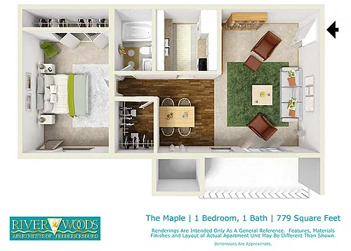 Floor plan The Maple