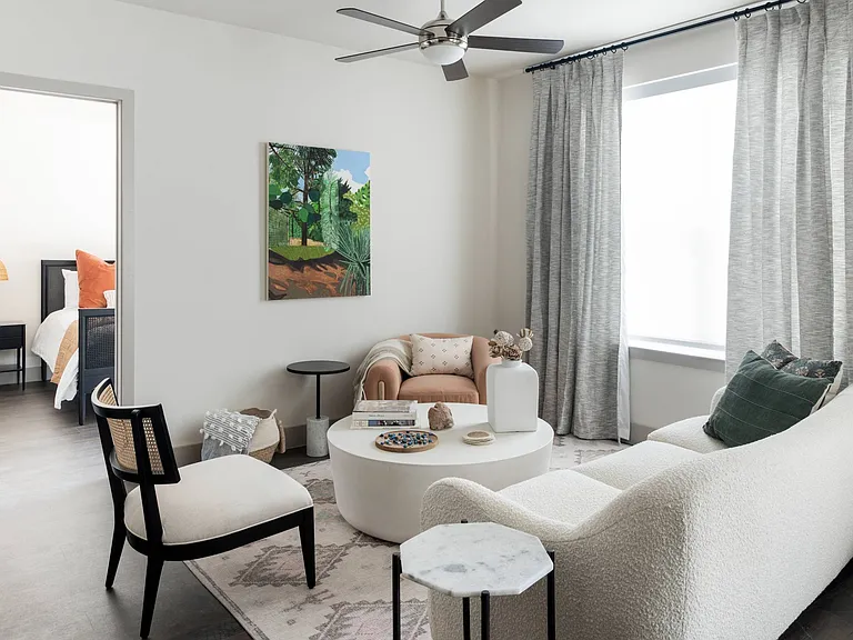 Ceiling Fan in Living Room + Bedrooms*