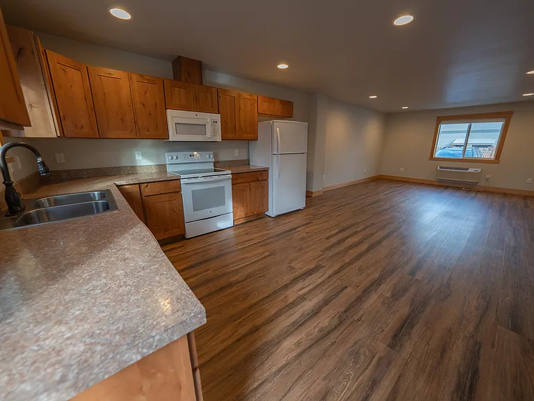 Kitchen & Living Room