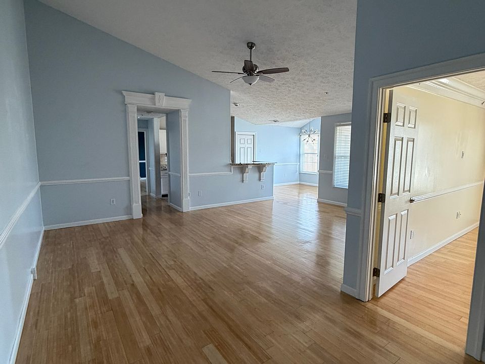 View from entry way to the living room