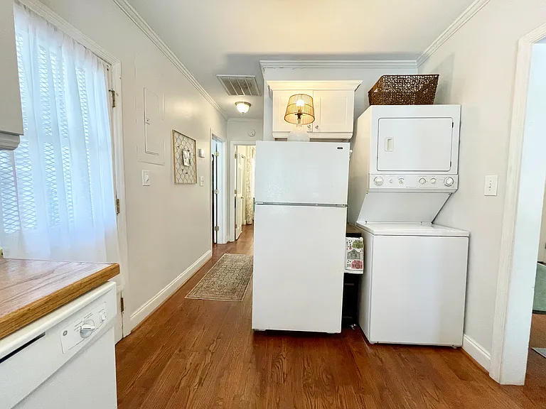 Kitchen with Washer and Dryer