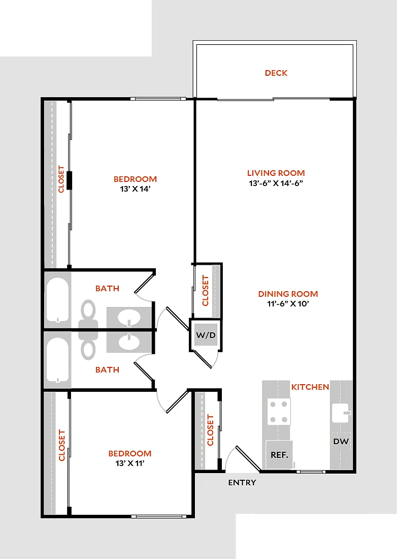 Floor plan Plan 2FR