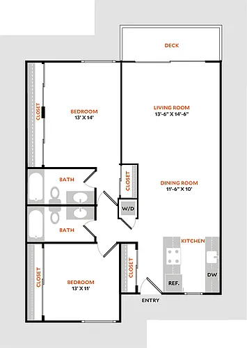 Floor plan Plan 2FR