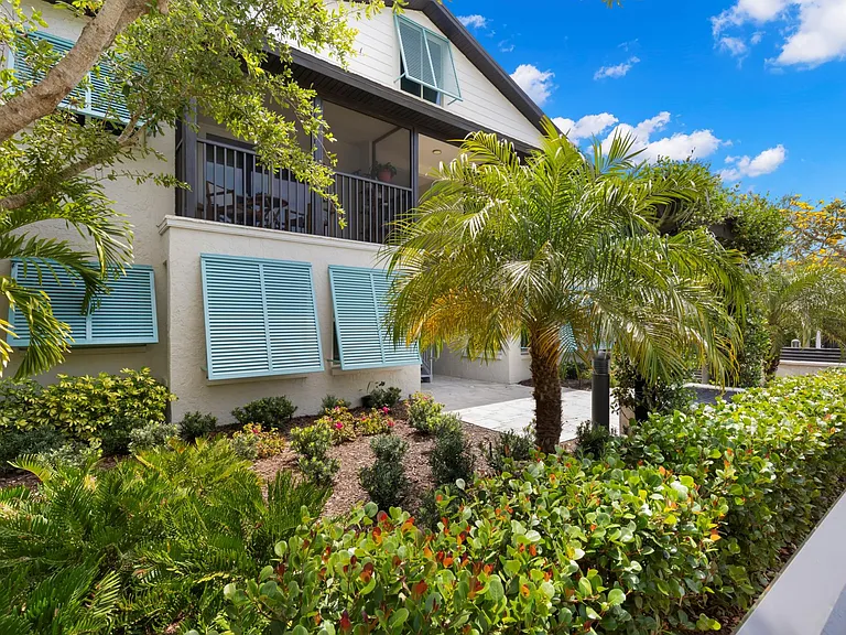 Lush landscaping