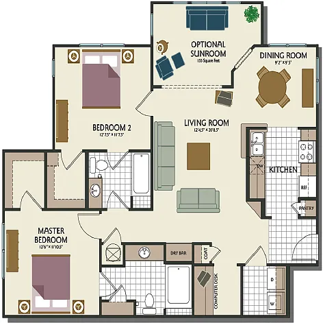 Floor plan B1