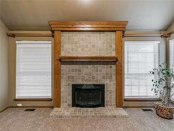 Living area.  Fireplace with gas start!