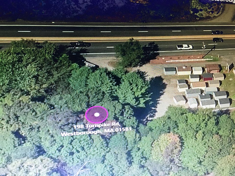 aerial view 198 Turnpike Rd