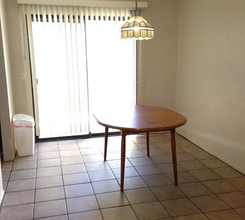 Dining Area with slider to back patio
