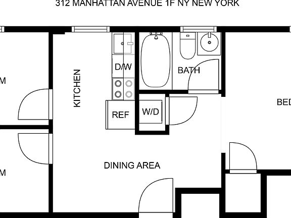2nd image of 312 Manhattan Ave APT 1F