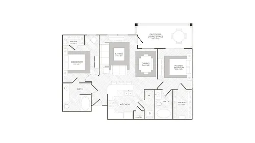 Floor plan B1-Herringbone