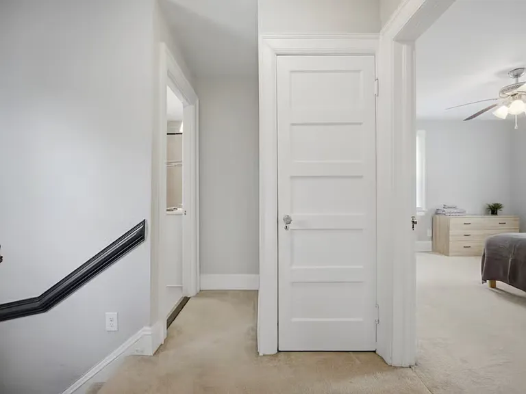 An airy transition between rooms that makes the whole floor feel connected and bright.