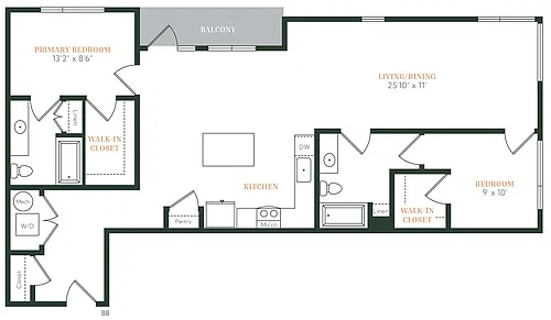 Floor plan B2I