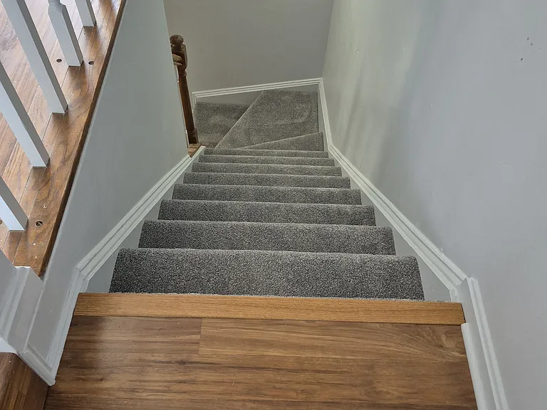 Stairs to basement Family Room