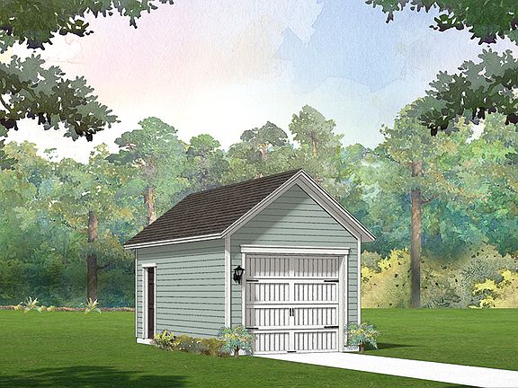 1 Car Garage Color Package A