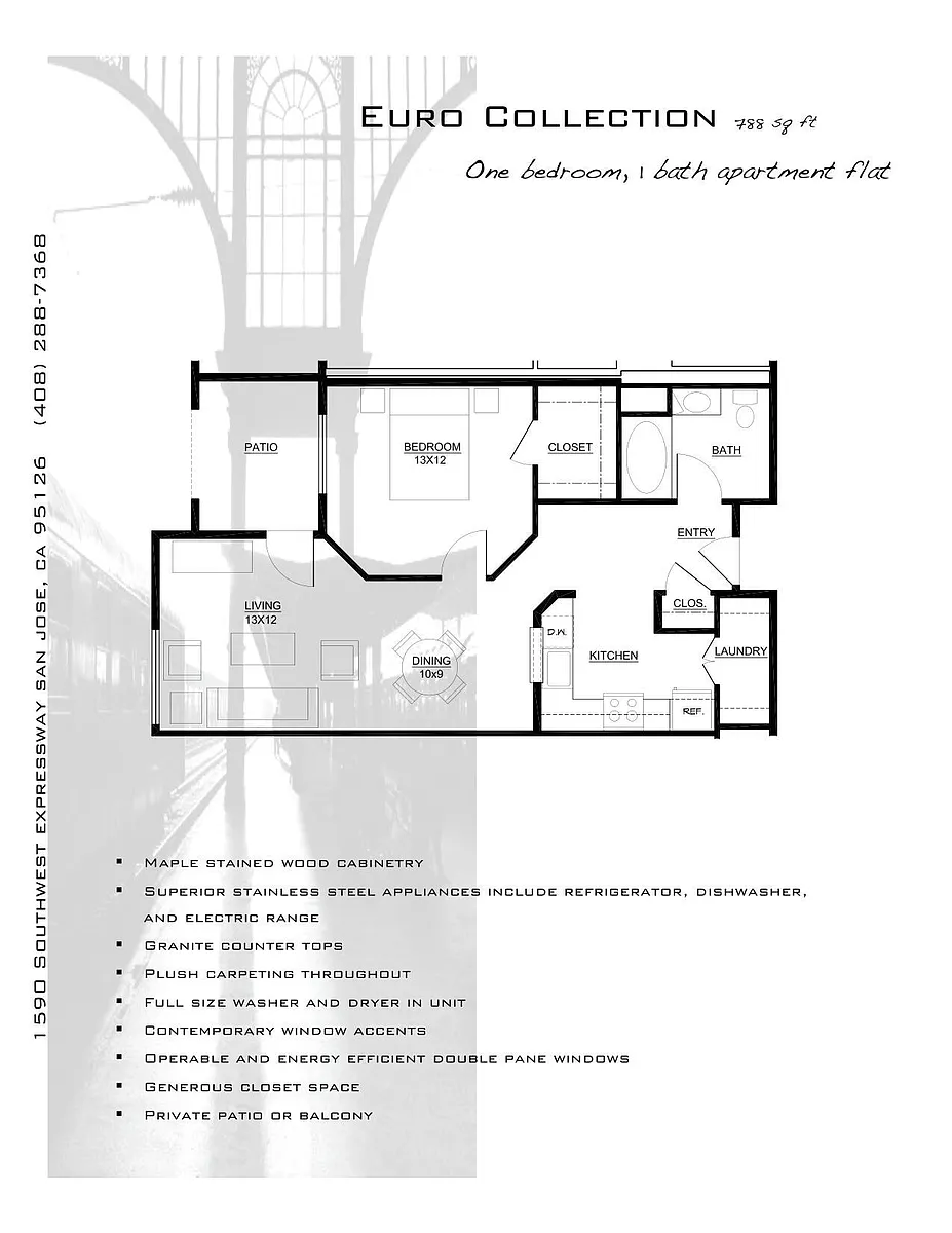 Floor plan Euro Collection