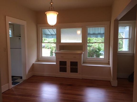 Dining room with built ins