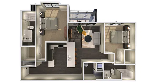 Floor plan B1.1-Hudson