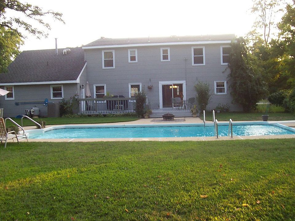Large backyard with in-ground pool
