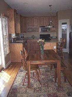 kitchen & eating area